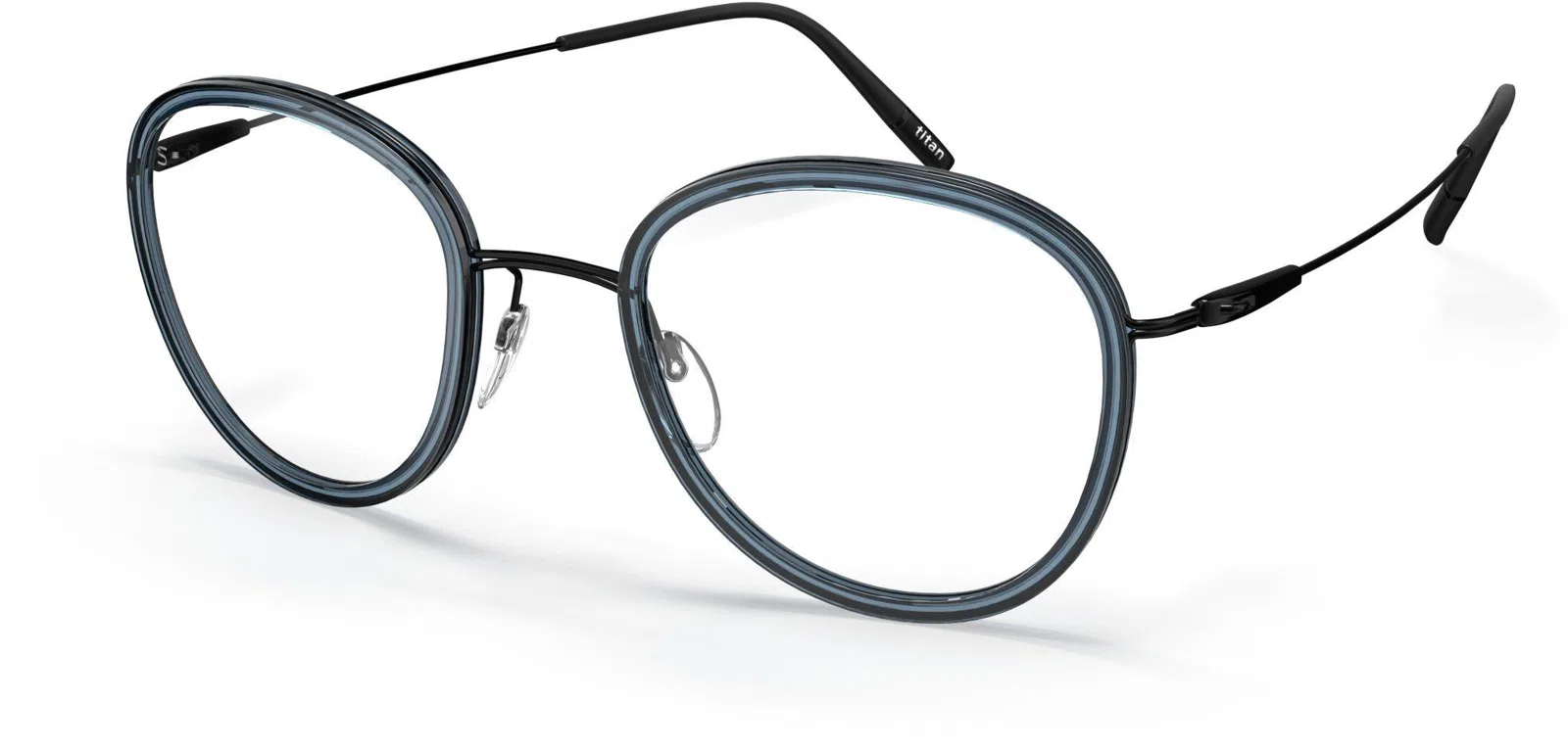 Silhouette Dynamics Colorwave Contour 5581 Eyeglasses - Ruthenium / Graphite - view 31